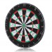 FixtureDisplays® 18 inches Dart Board, Double-sided Flocking Dartboard with 6 Brass Darts 16851